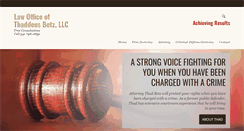 Desktop Screenshot of bendcriminallaw.com